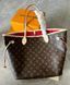 Сумка Louis Vuitton Neverfull MM in Brown Monogram Coated Canvas/Cerise Red 0173 фото 11