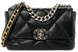 Cумка Chanel 19 Flap Bag in Black Quilted Lambskin/Silver-Gold Hardware 443 фото 1