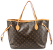Сумка Louis Vuitton Neverfull MM in Brown Monogram Coated Canvas/Cerise Red 0173 фото 1