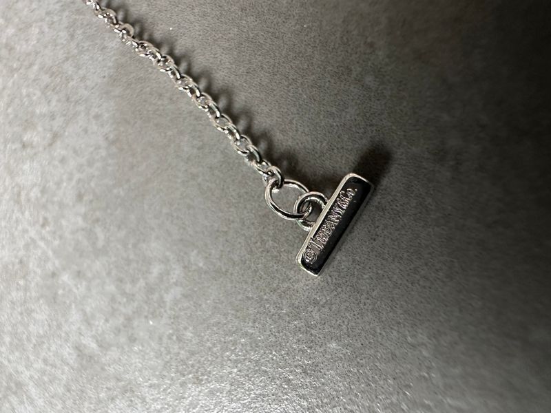 Підвіска Tiffany T Smile Pendant in White Gold 18k with Diamonds 0401 фото