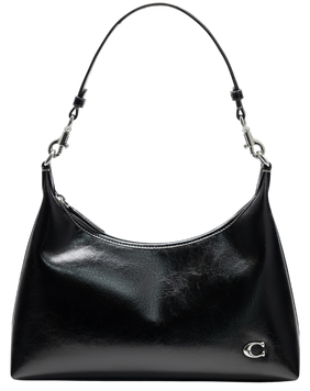 Сумка Coach Juliet 30 Shoulder Bag in Glazed Leather Black/Silver Hardware 991194 фото