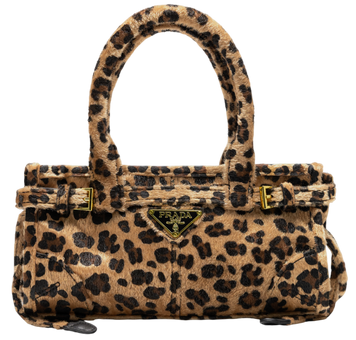 Сумка Prada Bonnie Mini Printed Leather Handbag Honey 9912 фото