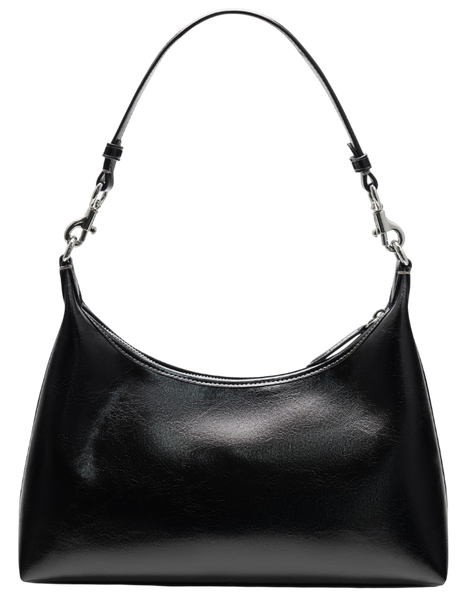 Сумка Coach Juliet 30 Shoulder Bag in Glazed Leather Black/Silver Hardware 991194 фото
