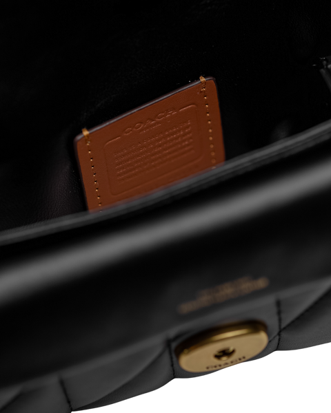 Сумка Coach Tabby Shoulder Bag 20 with Pillow Quilting Black/Gold Hardware 0488 фото