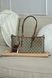 Сумка Gucci GG Emblem Medium Tote Bag Beige and Brown Monogram Coated Canvas 595 фото 2
