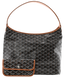 Сумка Goyard Boh&egrave;me Hobo Bag Goyardine Canvas & Chevroches Calfskin Black/Tan 589 фото 1