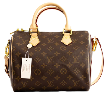 Сумка Louis Vuitton Speedy Bandouli&egrave;re 25 in Brown Monogram Coated Canvas 1015 фото