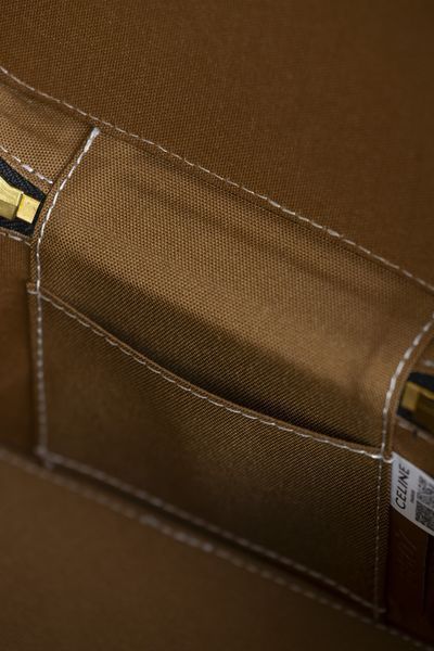 Сумка Celine Vanity Bag in Triomphe Canvas and Calfskin 0509 фото