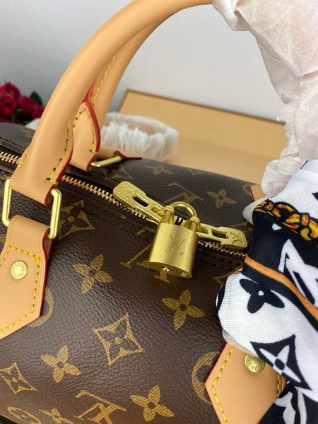 Сумка Louis Vuitton Speedy Bandouli&egrave;re 25 in Brown Monogram Coated Canvas 1015 фото