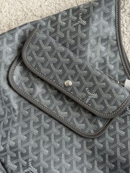 Сумка Goyard Boh&egrave;me Hobo Bag Goyardine Canvas & Chevroches Calfskin Black 589 фото