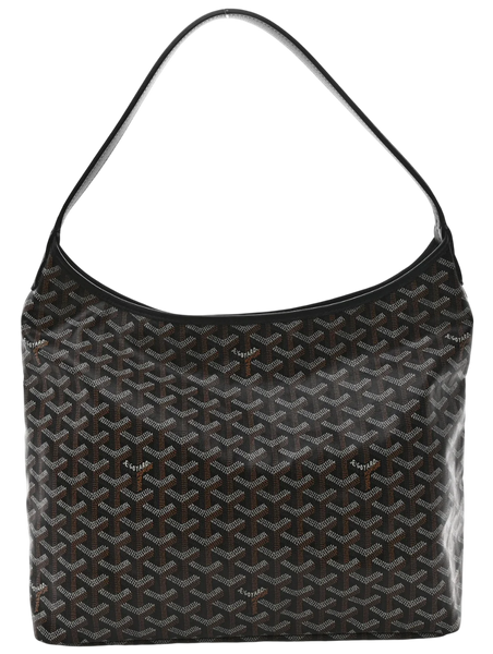 Сумка Goyard Boh&egrave;me Hobo Bag Goyardine Canvas & Chevroches Calfskin Black 589 фото
