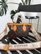 Сумка Louis Vuitton Neverfull BB in Monogram Coated Canvas with Beige Strap 1069 фото 3