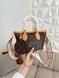 Сумка Louis Vuitton Neverfull BB in Monogram Coated Canvas with Beige Strap 1069 фото 4