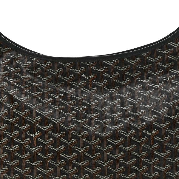 Сумка Goyard Boh&egrave;me Hobo Bag Goyardine Canvas & Chevroches Calfskin Black 589 фото