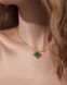 Підвіска Van Cleef & Arpels Vintage Alhambra Necklace Gold/Malachite 0310 фото 2