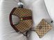 Cумка Gucci Giglio Small Tote Bag in Beige and Dark Brown GG Canvas 608 фото 3