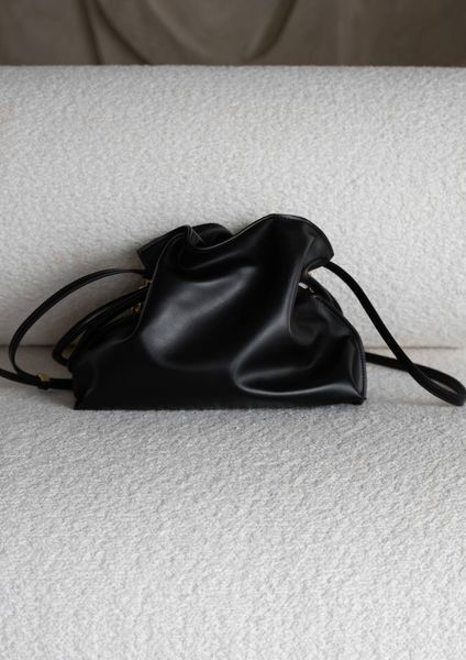 Сумка Loewe Medium Flamenco Clutch in Black Nappa Calfskin 0599 фото