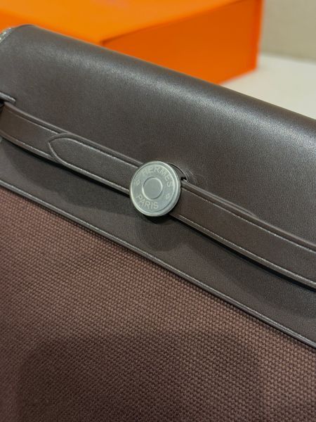 Сумка Hermes Herbag Zip 20 Bag Dark Brown 991057 фото