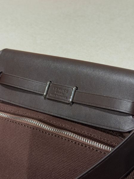Сумка Hermes Herbag Zip 20 Bag Dark Brown 991057 фото