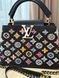 Сумка Louis Vuitton Capucines BB in Black Multicolor Embroidered Monogram/Gold Hardware 488 фото 3
