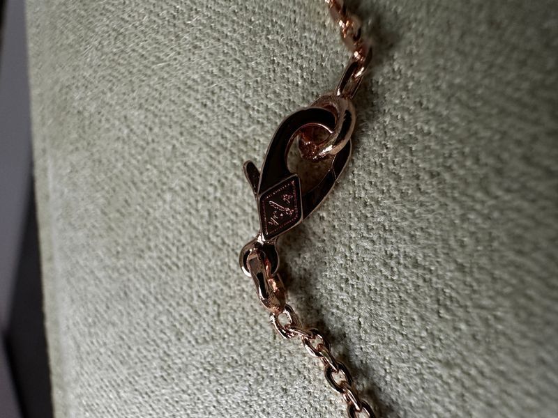 Підвіска Van Cleef & Arpels Pendant Two Butterfly 18K Rose Gold/Diamond/Mother-of-Pearl JW0111 фото