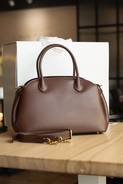 Сумка Coach Soft Empire Carryall Bag 35 in Maple Leather/Brass Hardware 0547 фото