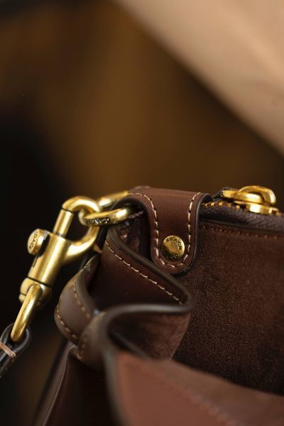 Сумка Coach Soft Empire Carryall Bag 35 in Maple Leather/Brass Hardware 0547 фото