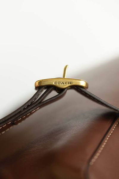 Сумка Coach Soft Empire Carryall Bag 35 in Maple Leather/Brass Hardware 0547 фото
