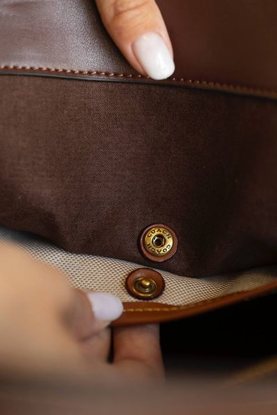 Сумка Coach Soft Empire Carryall Bag 35 in Maple Leather/Brass Hardware 0547 фото