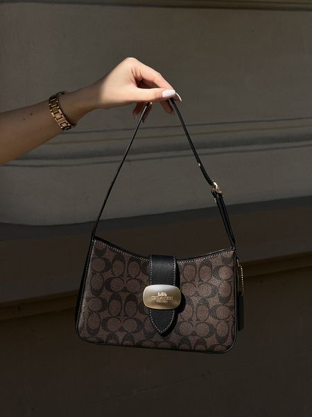 Сумка Coach Eliza Shoulder Bag In Signature Canvas 99328 фото