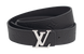 Ремінь Louis Vuitton Reversible Leather Belt 30 Embossing Black/Silver 66164 фото 1