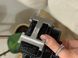 Ремінь Hermes Constance Belt in Porosus Crocodile Black/Silver 66174 фото 4