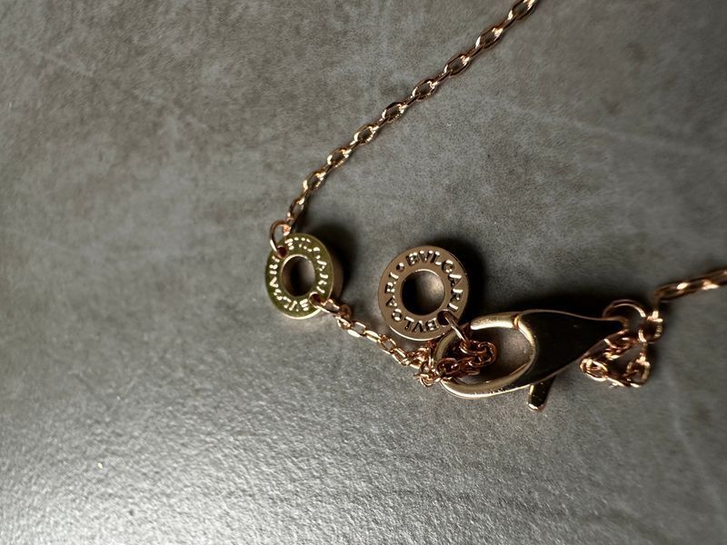 Підвіска Bvlgari Serpenti Viper Necklace 18K Rose Gold with Malachite/Diamonds JW0311 фото