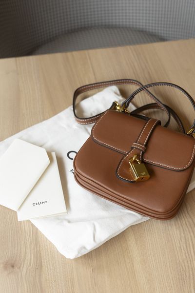 Сумка Celine Tabou Crossbody Bag Brown 0347 фото