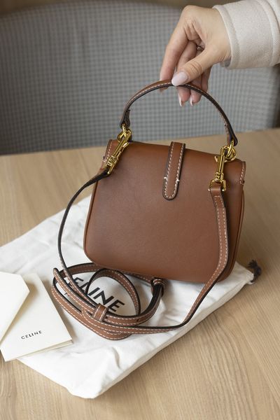 Сумка Celine Tabou Crossbody Bag Brown 0347 фото