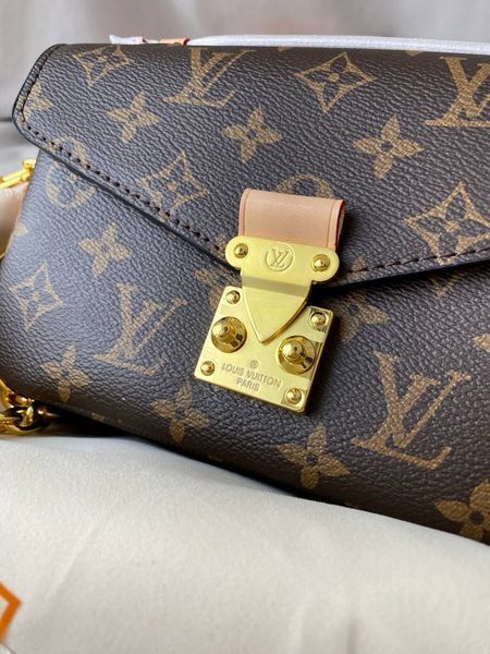Cумка Louis Vuitton Pochette M&eacute;tis East West Bag in Brown Monogram Coated Canvas 209 фото