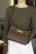 Сумка Saint Laurent Manhattan Medium Shoulder Bag in Smooth Brown Leather 0554 фото 4