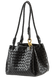Сумка Bottega Veneta Small Parachute Bag in Black Intrecciato Leather/Gold-Tone Hardware 0449 фото 3