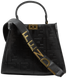 Сумка Fendi Peekaboo Large Iconic Essentially Top Handle Bag in FF Embossed Leather Black 0248 фото 1