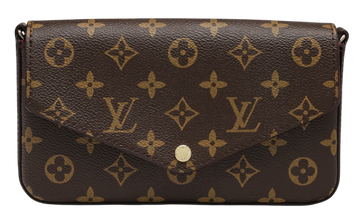 Сумка Louis Vuitton F&eacute;licie Pochette Bag in Monogram Coated Canvas 1052 фото
