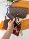 Сумка Louis Vuitton F&eacute;licie Pochette Bag in Monogram Coated Canvas 1052 фото 9