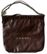 Сумка Chanel 22 Hobo Small Bag in Burgundy Shiny Quilted Calfskin & Silver-Tone Metal 10183 фото 1
