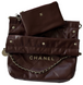 Сумка Chanel 22 Hobo Small Bag in Burgundy Shiny Quilted Calfskin & Silver-Tone Metal 10183 фото 2