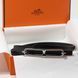 Ремень Herm&egrave;s Roulis Belt Buckle & Reversible Leather Strap 13 mm in Black Leather/Palladium Buckle 0458 фото 1