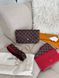 Сумка Louis Vuitton F&eacute;licie Pochette Bag in Damier Ebene Coated Canvas 1052 фото 4