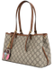 Сумка Gucci GG Emblem Medium Tote Bag Beige and Brown Monogram Coated Canvas 595 фото 3