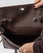 Сумка Hermes Kelly Pochette Mini Handbag Chocolate/Silver Hardware 0366 фото 6