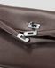 Сумка Hermes Kelly Pochette Mini Handbag Chocolate/Silver Hardware 0366 фото 4