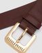 Ремінь Miu Miu Nappa Leather Belt Brown/Gold 66156 фото 8