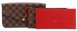 Сумка Louis Vuitton F&eacute;licie Pochette Bag in Damier Ebene Coated Canvas 1052 фото 3